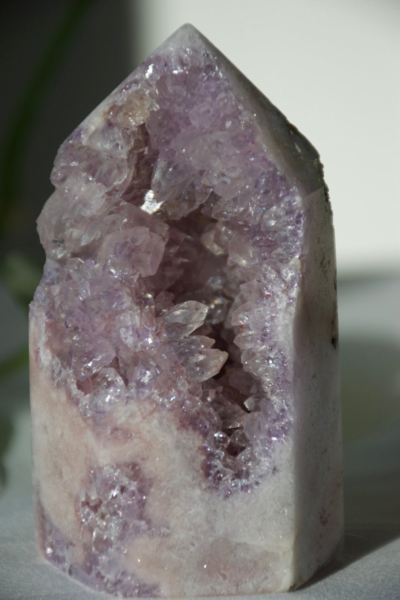 Lavender Amethyst Druzy Tower