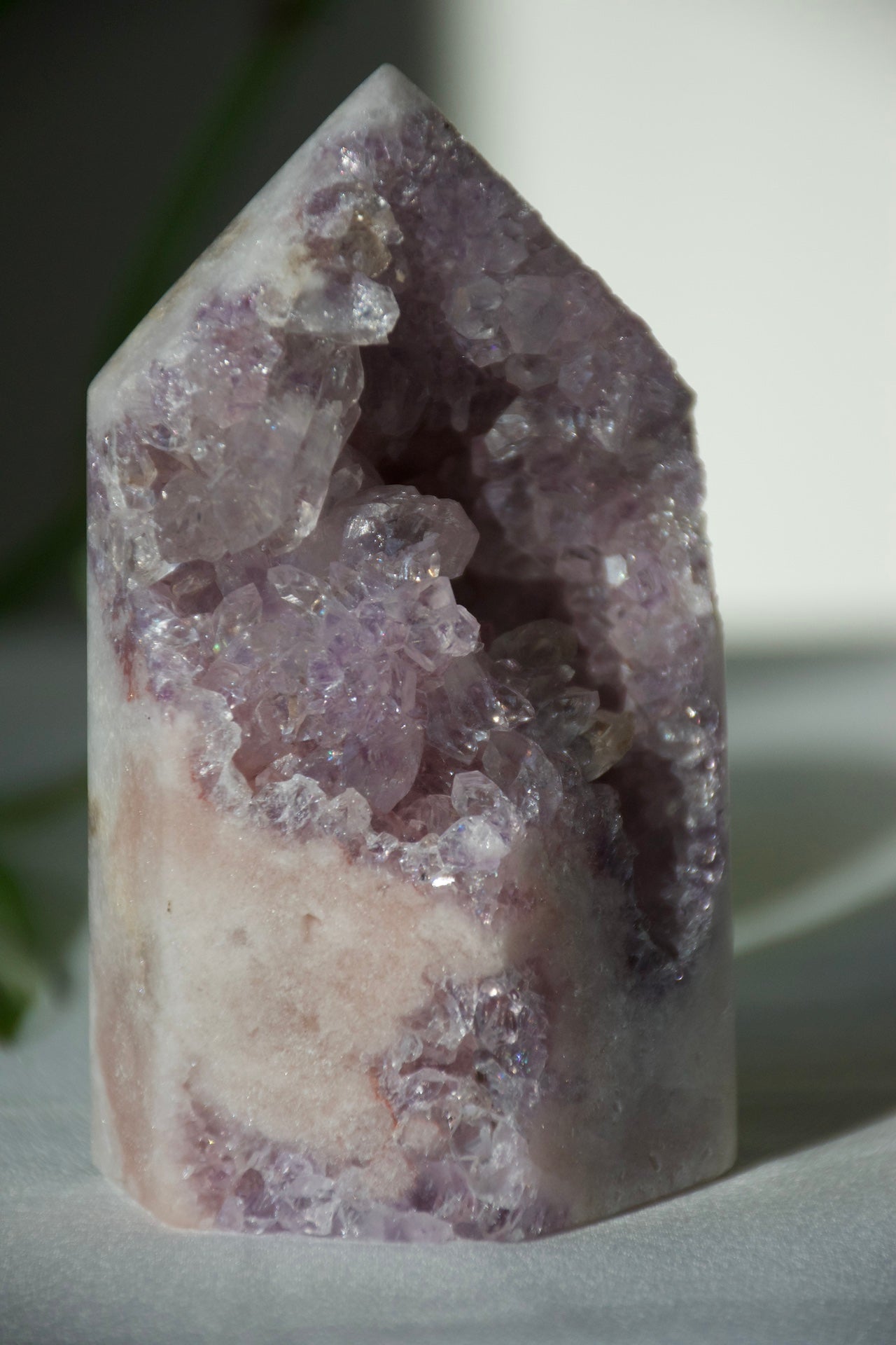 Lavender Amethyst Druzy Tower