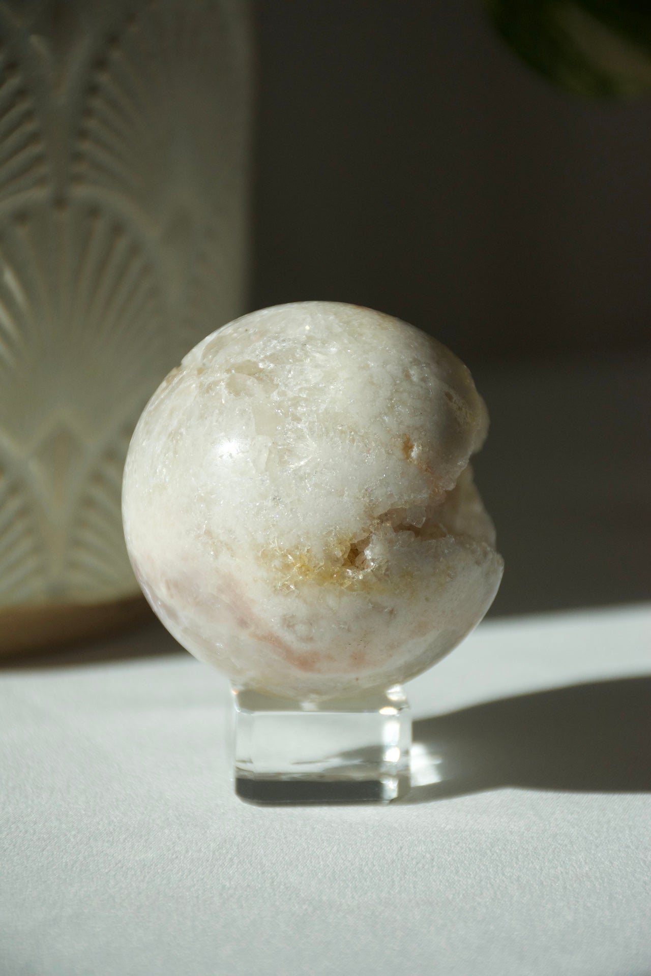 Pink Amethyst Druzy Sphere