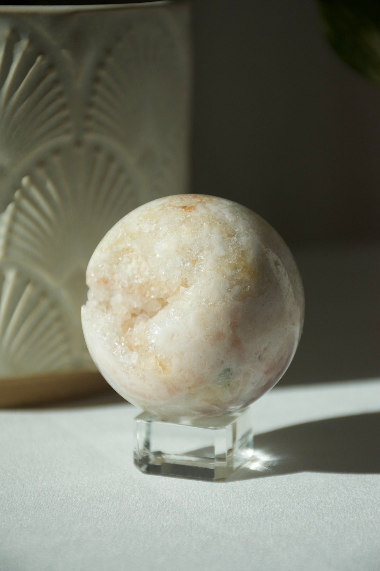 Pink Amethyst Druzy Sphere