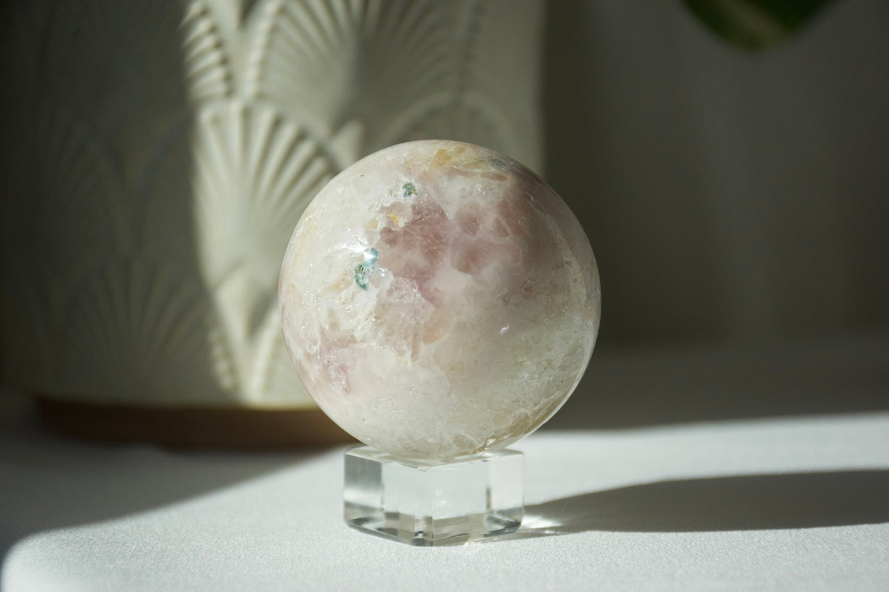 Pink Amethyst Druzy Sphere
