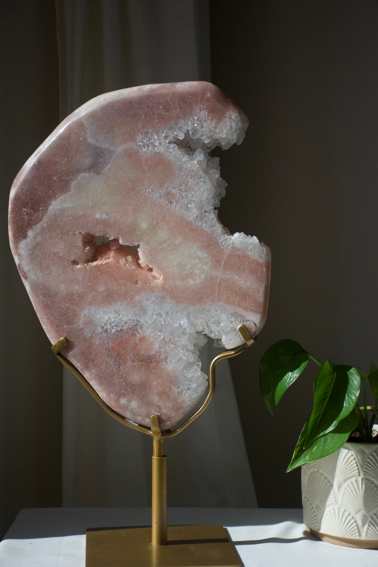 Pink Amethyst Statement Piece