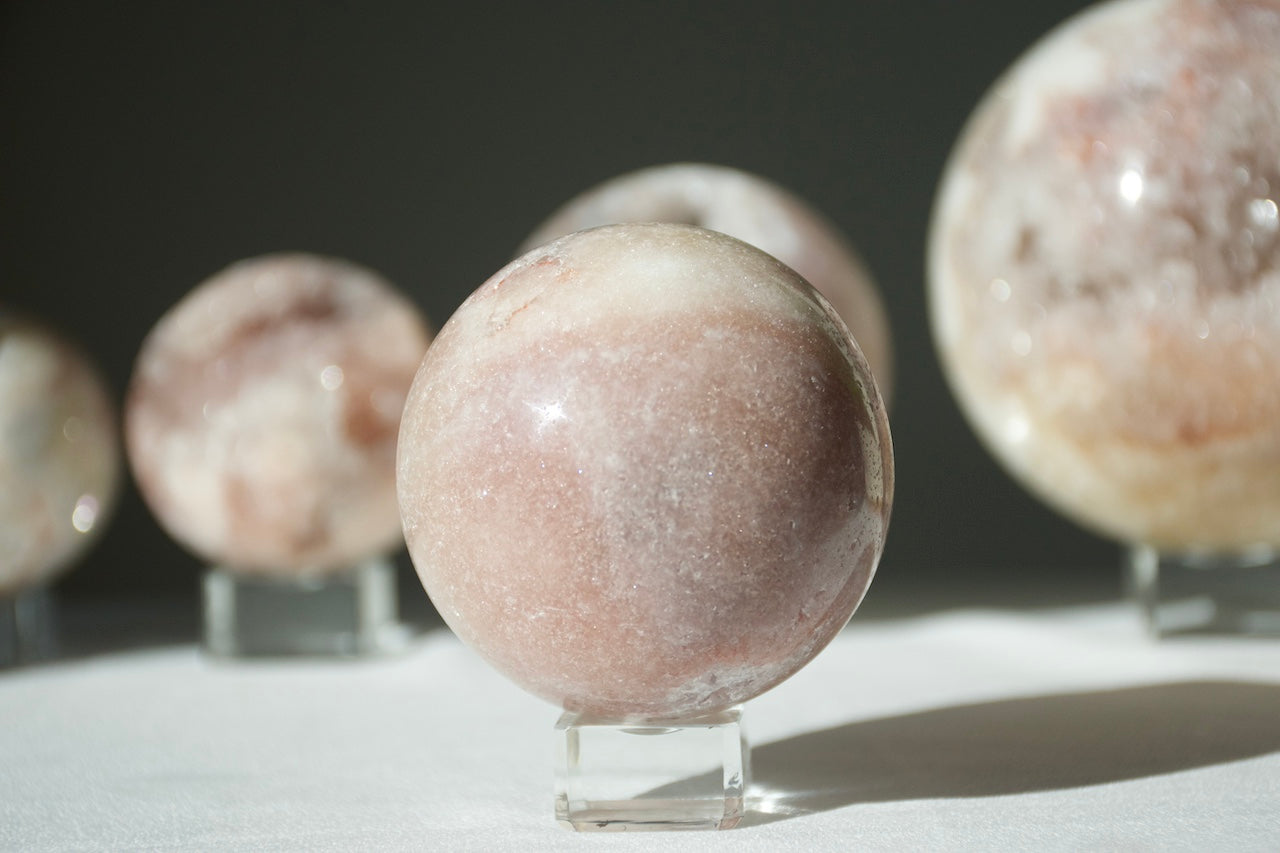 Pink Amethyst Druzy Sphere