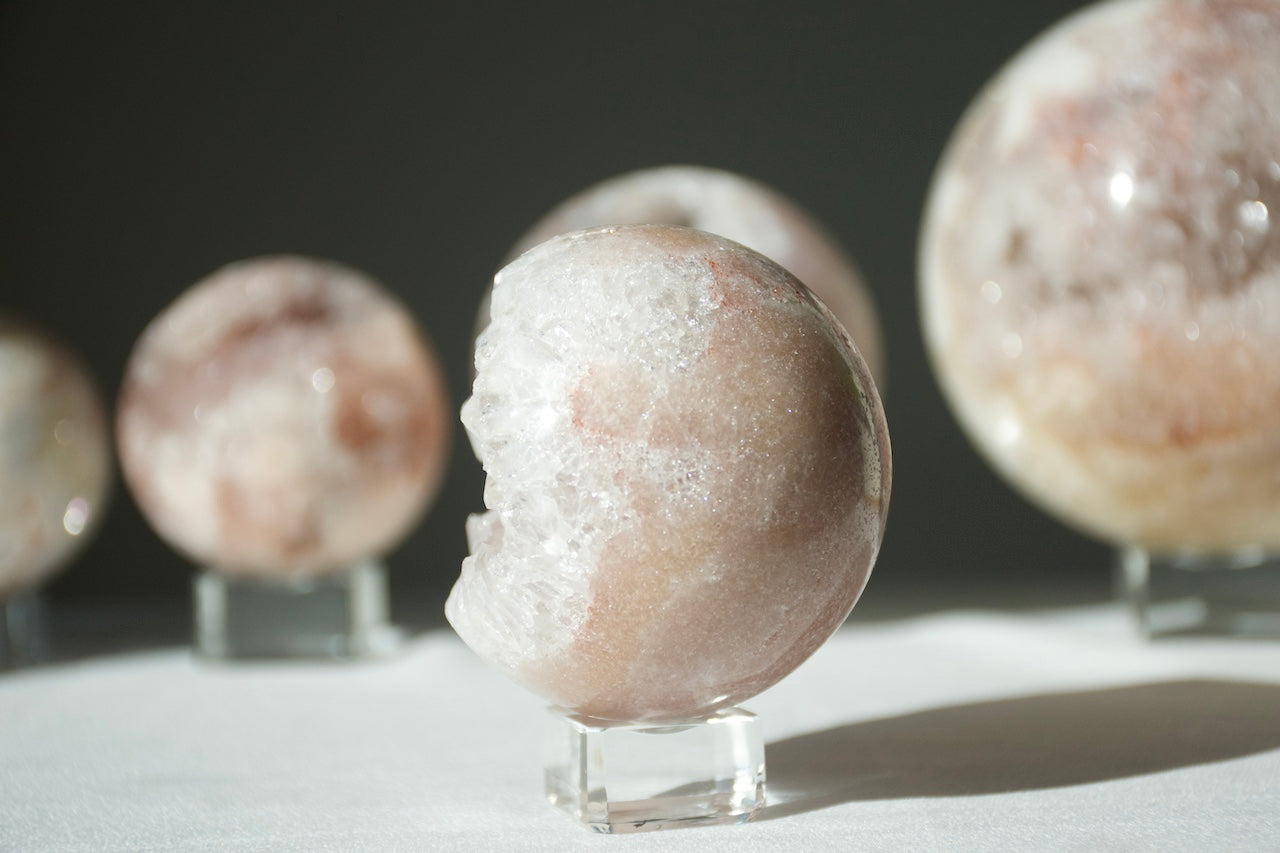 Pink Amethyst Druzy Sphere