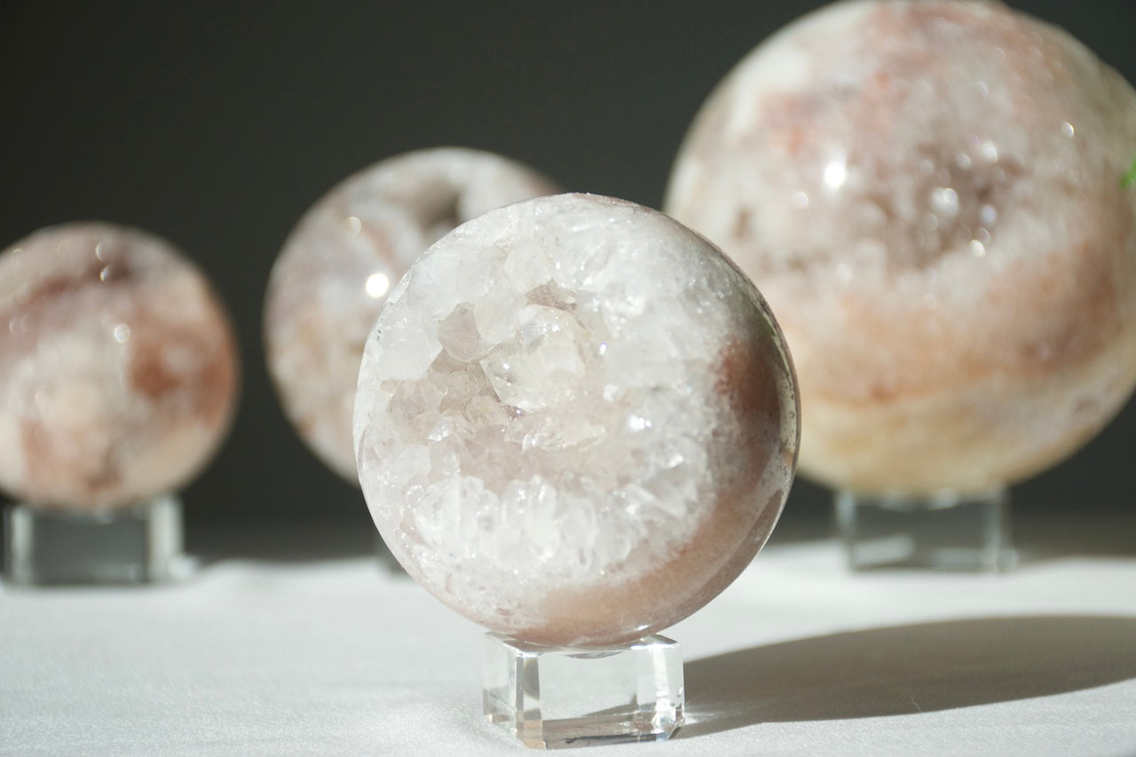 Pink Amethyst Druzy Sphere