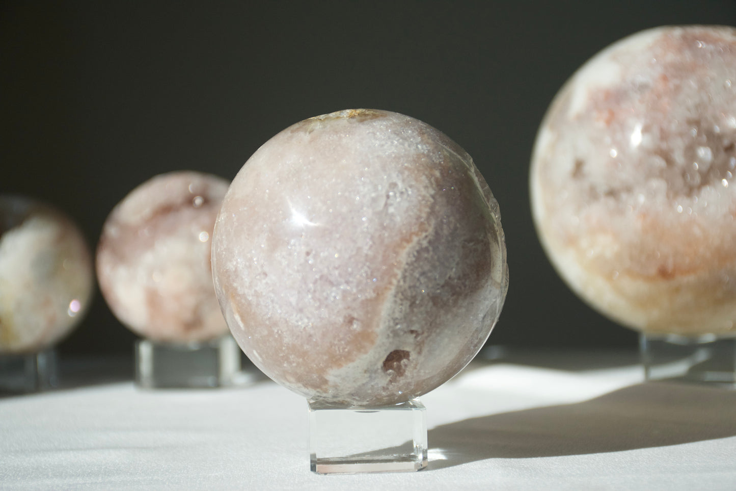 Pink Amethyst Druzy Sphere