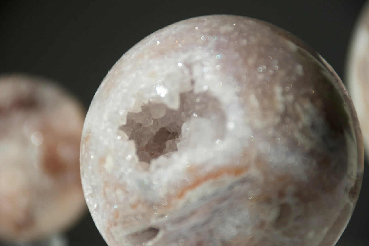 Pink Amethyst Druzy Sphere