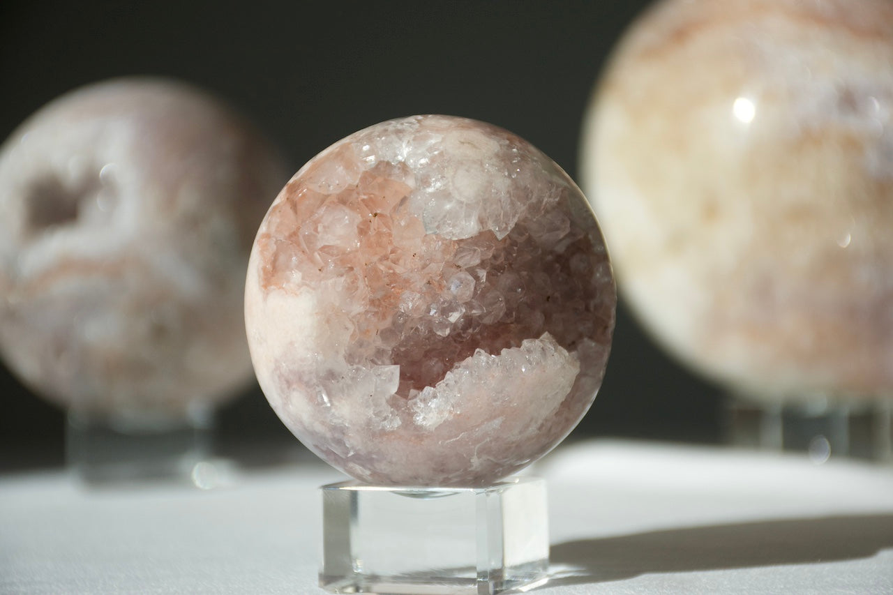 Pink Amethyst Druzy Sphere