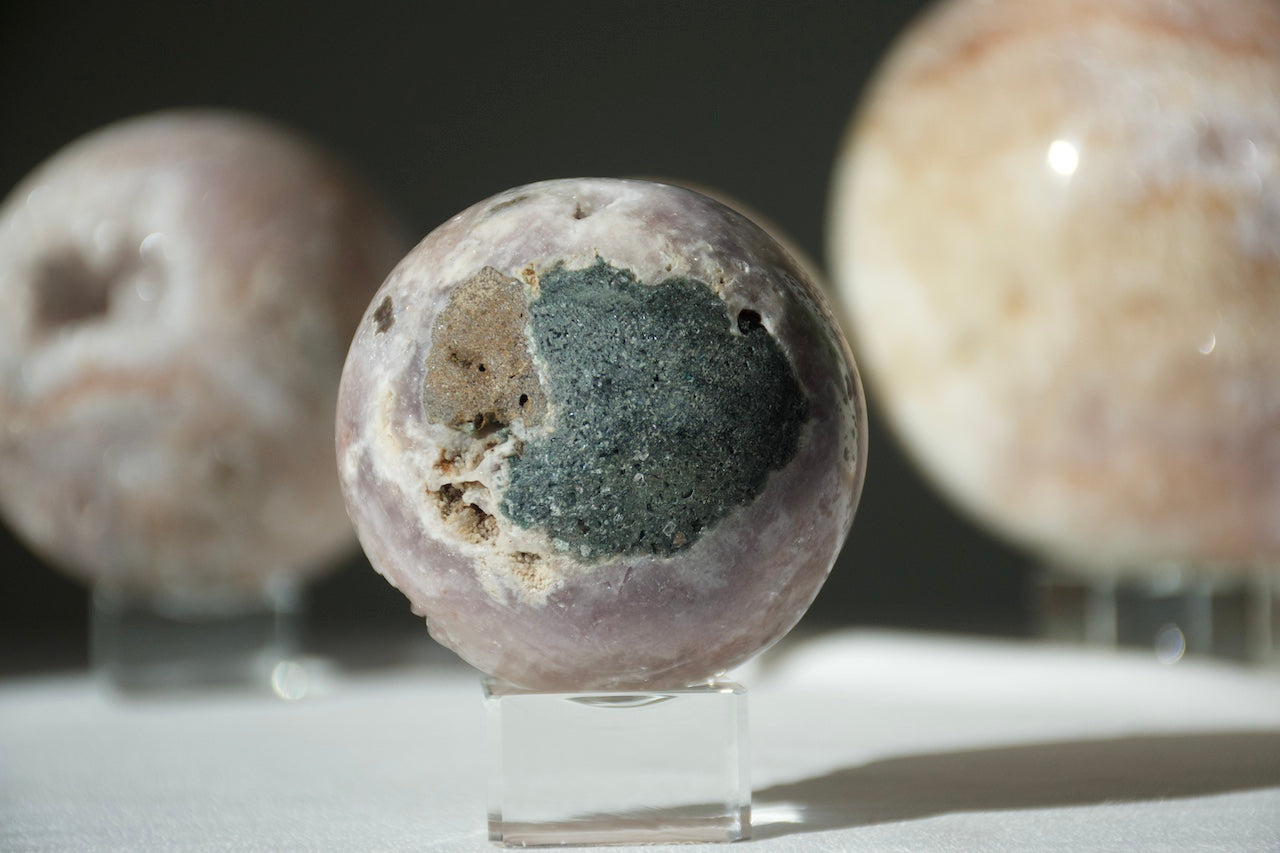 Pink Amethyst Druzy Sphere