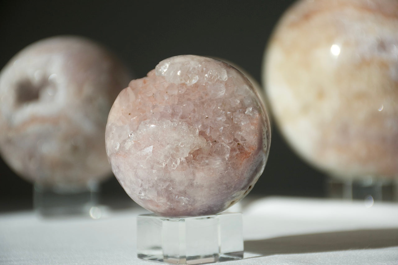 Pink Amethyst Druzy Sphere