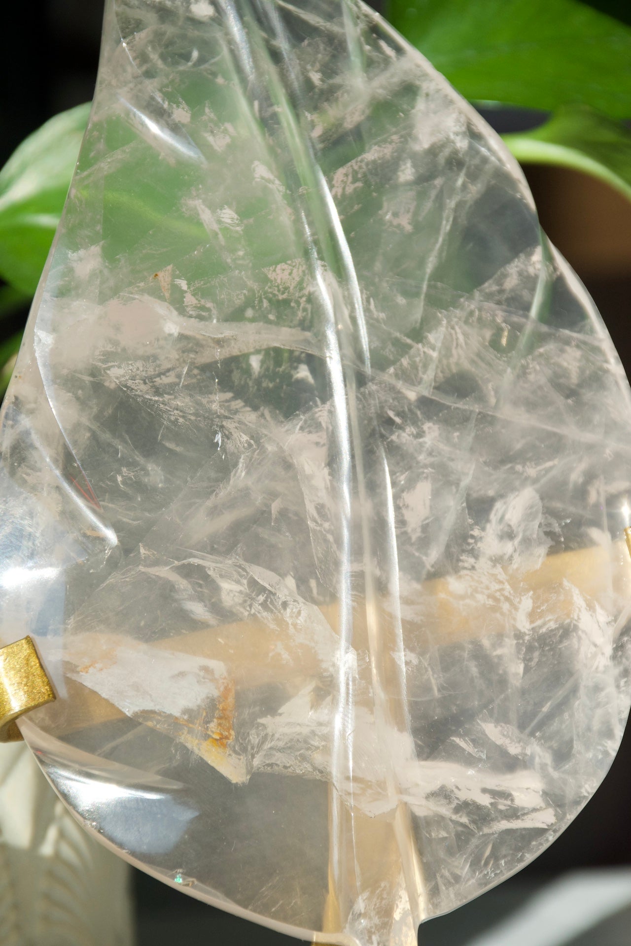 Rose Quartz Leaf