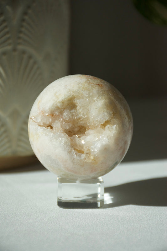 Pink Amethyst Druzy Sphere