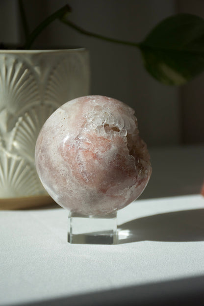 Pink Amethyst Druzy Sphere