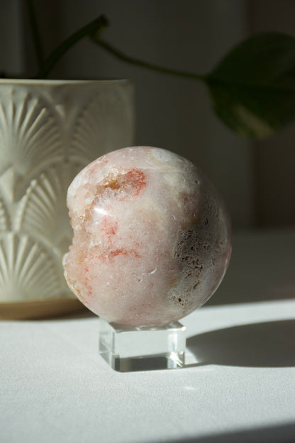 Pink Amethyst Druzy Sphere