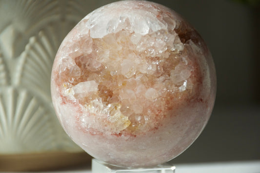 Pink Amethyst Druzy Sphere