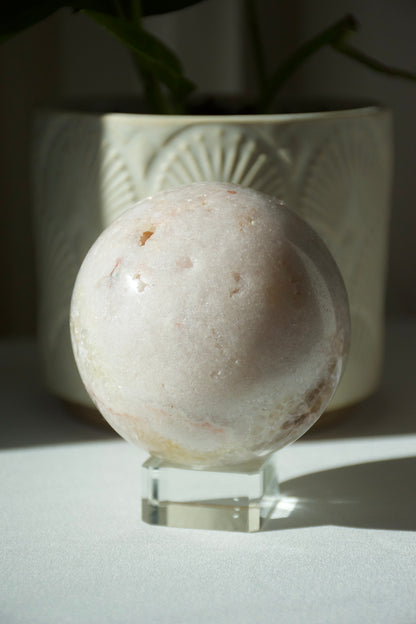 Pink Amethyst Druzy Sphere