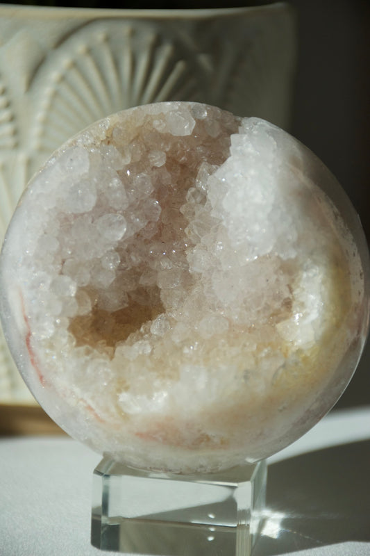 Pink Amethyst Druzy Sphere