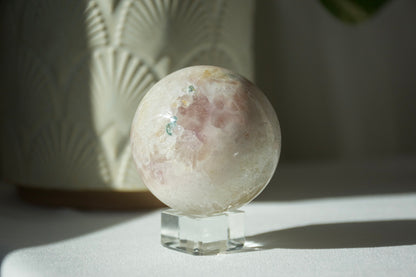 Pink Amethyst Druzy Sphere