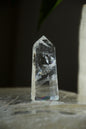 Clear Quartz Tower with Rainbow Inclusion
