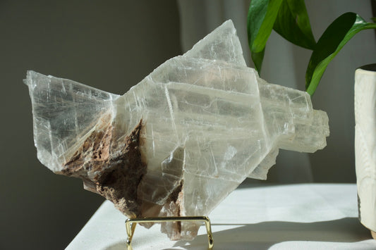 Selenite 'Window' Slab