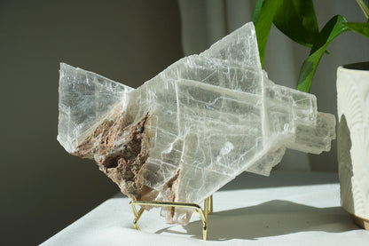 Selenite 'Window' Slab