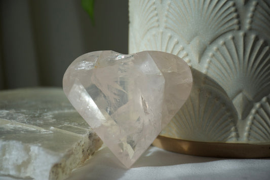Rose Quartz Heart