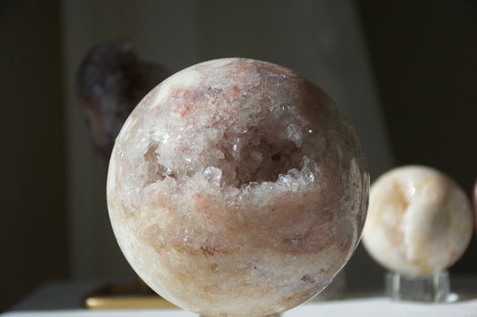 Pink Amethyst Druzy Sphere