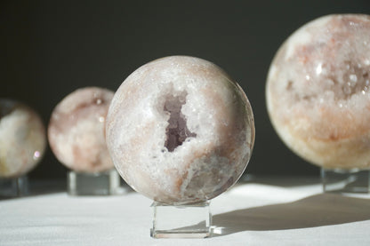 Pink Amethyst Druzy Sphere