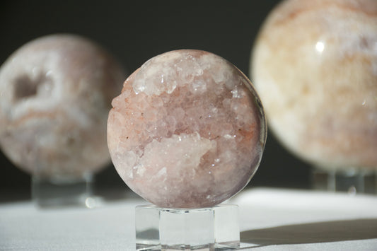 Pink Amethyst Druzy Sphere