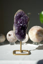 Purple Amethyst Cluster on Stand